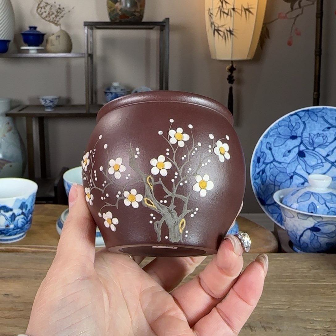 杯景德镇陶瓷柴烧多人