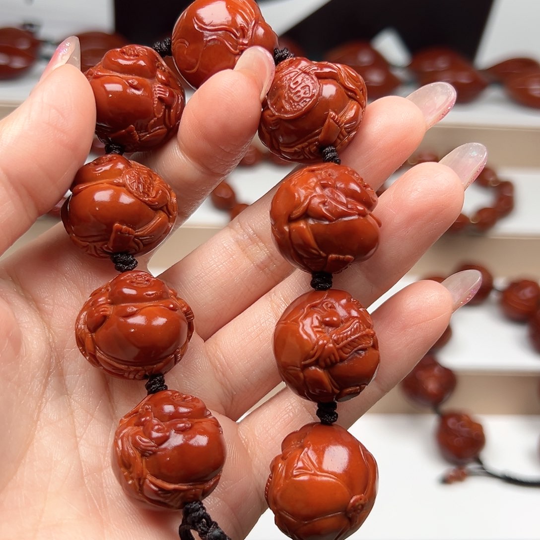 ༀ***ༀ橄榄核手串弥勒手串