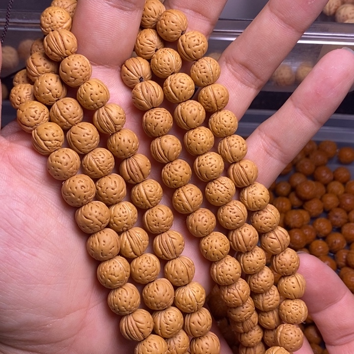 桃核手串纯野生小黄桃