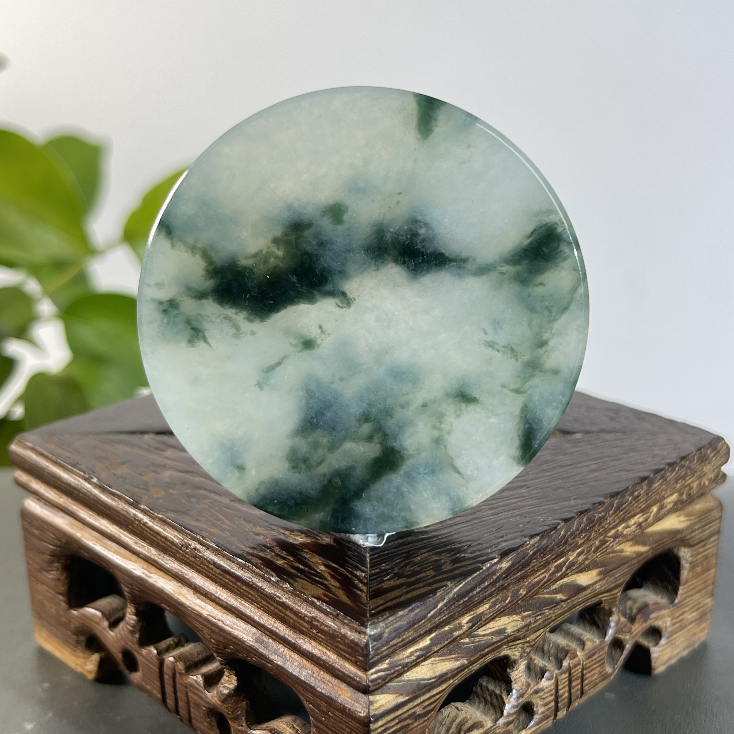 JYW30-140 天然缅甸A货翡翠  无事牌