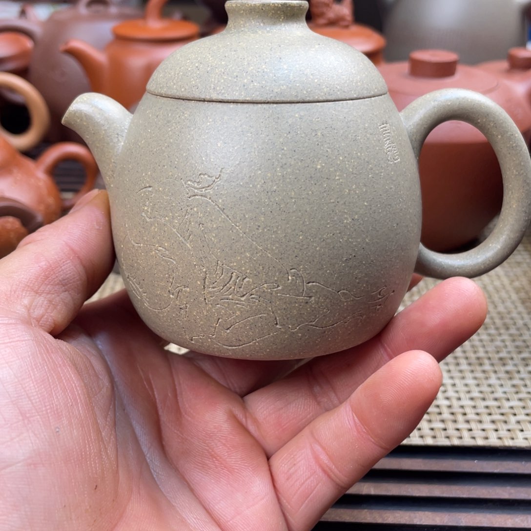茶壶紫砂本山青段泥