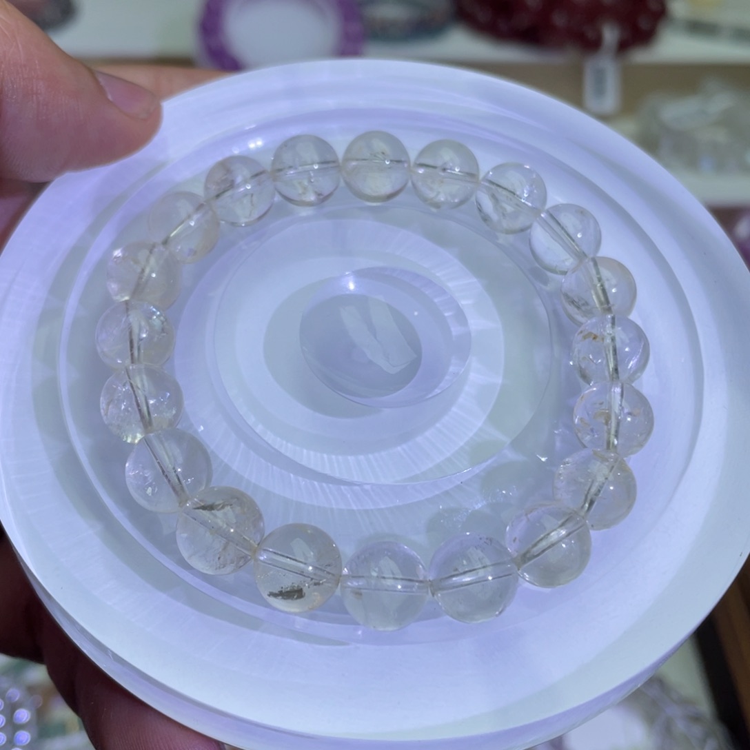 水晶手链未镶嵌黄阿塞水晶9.5m