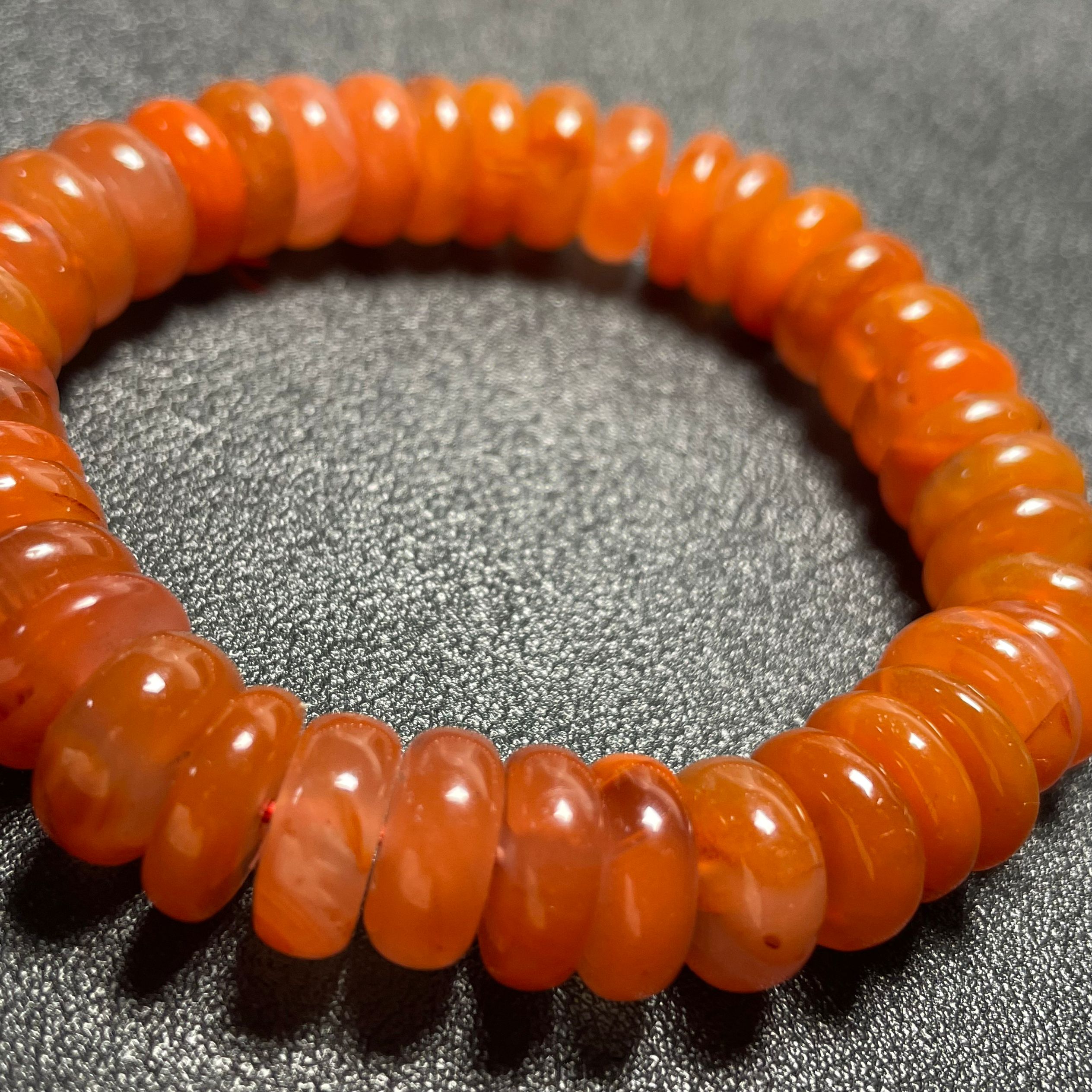 【古珠】民国南红玛瑙手串2502090585