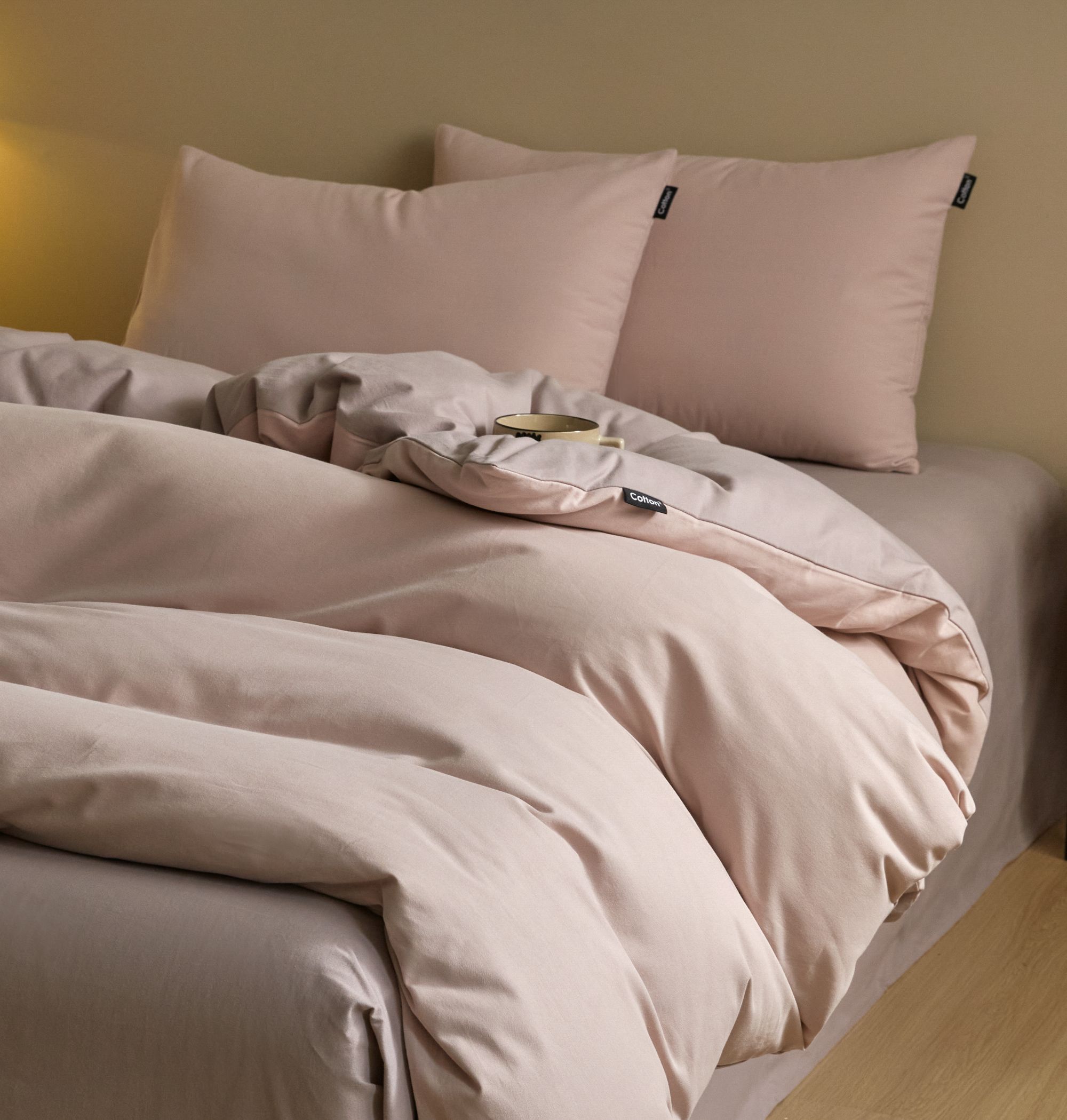 特！小玲子 纯色磨毛 全棉加厚磨毛简约款 三件套四件套床单床笠款