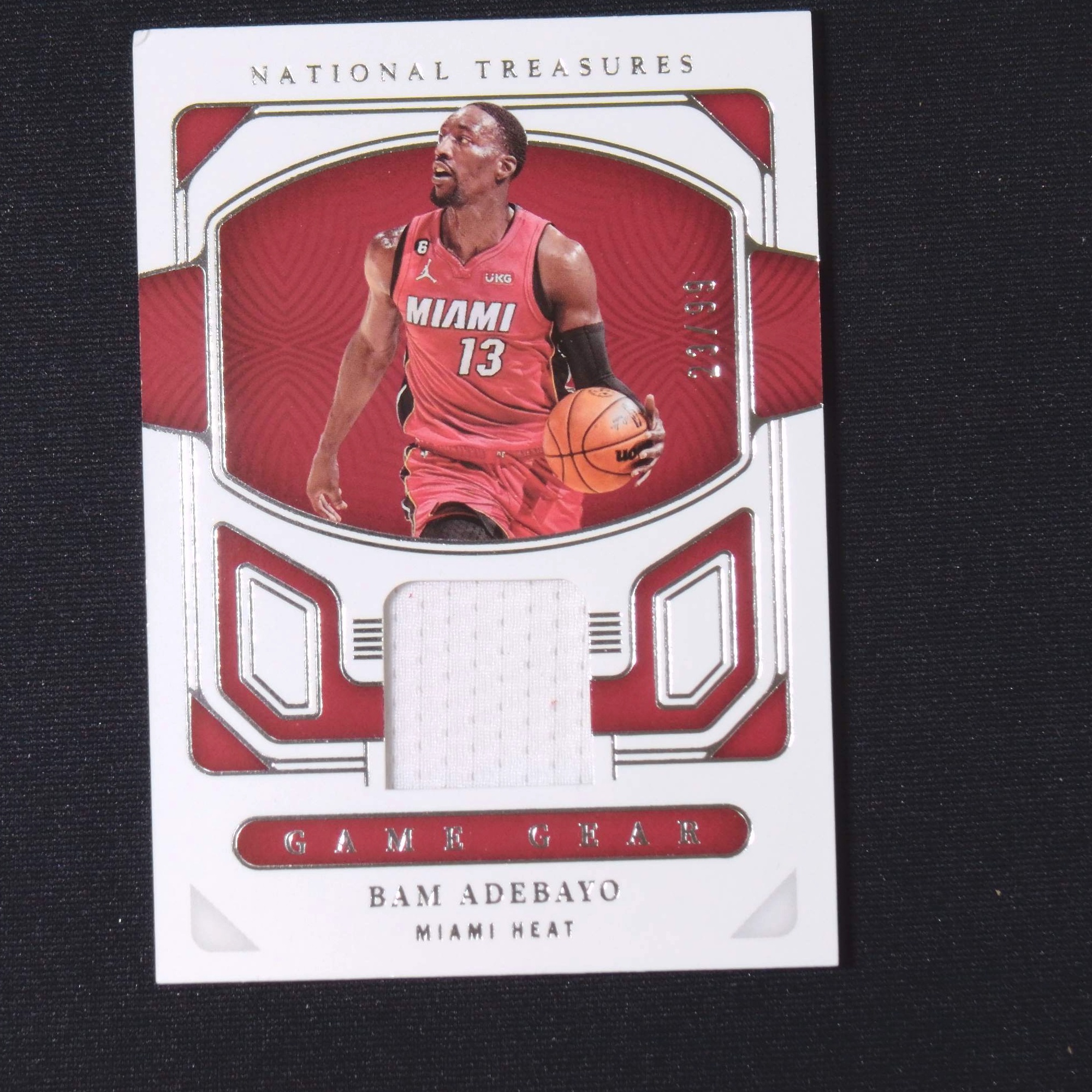 巴姆阿德巴约 99编 国宝 帕尼尼NBA国宝手提签字球星卡