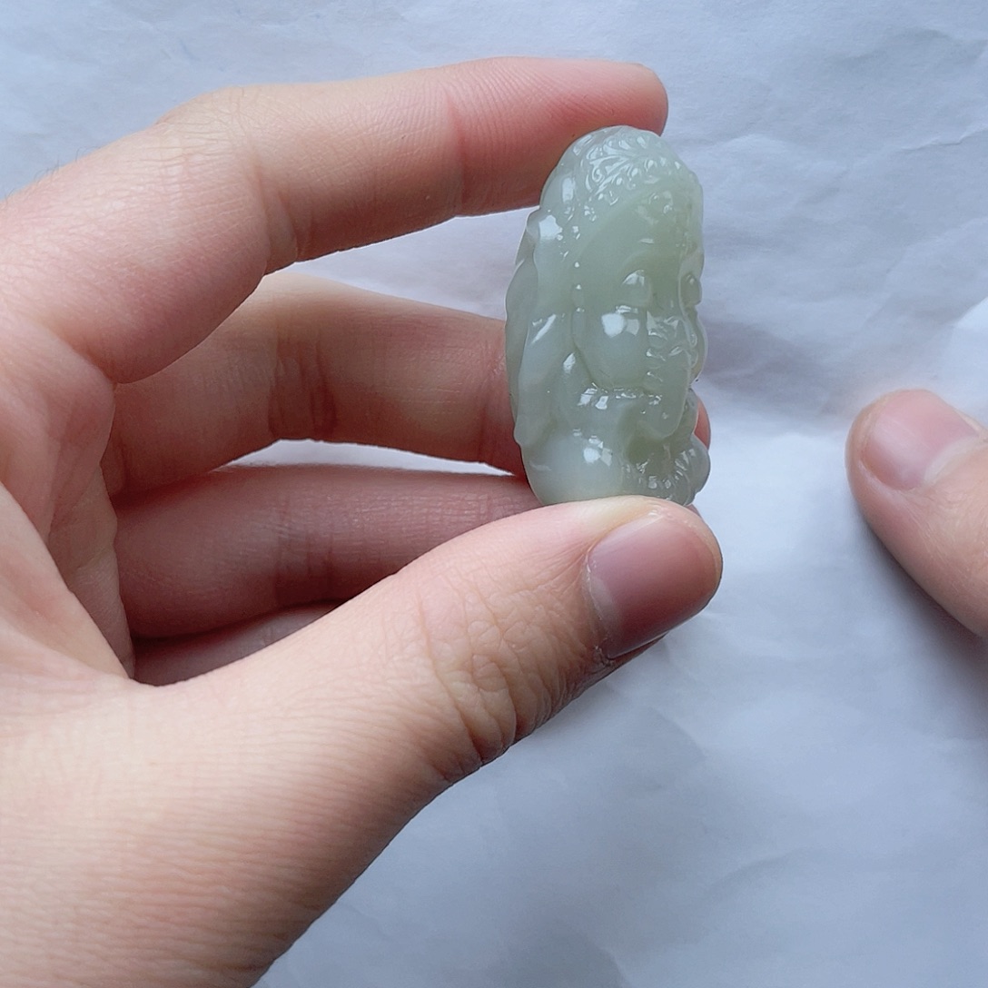 和田玉挂件。k k未镶嵌