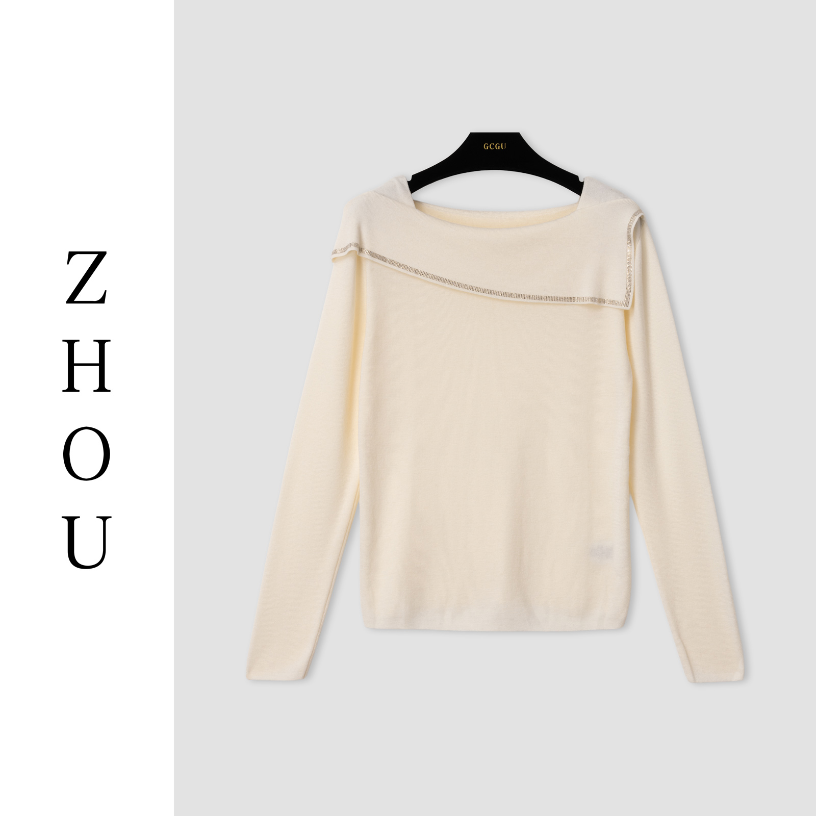 （周哥甄选）米色上衣-30620