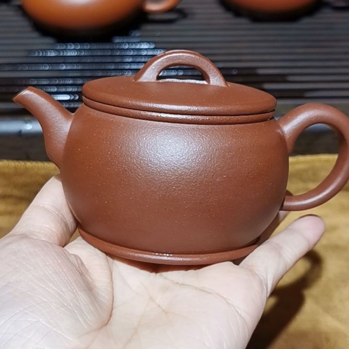 科****紫砂茶壶汉瓦壶半手