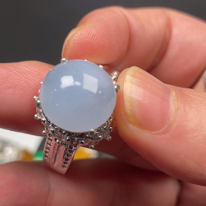 翡翠未镶嵌戒指缅甸天然