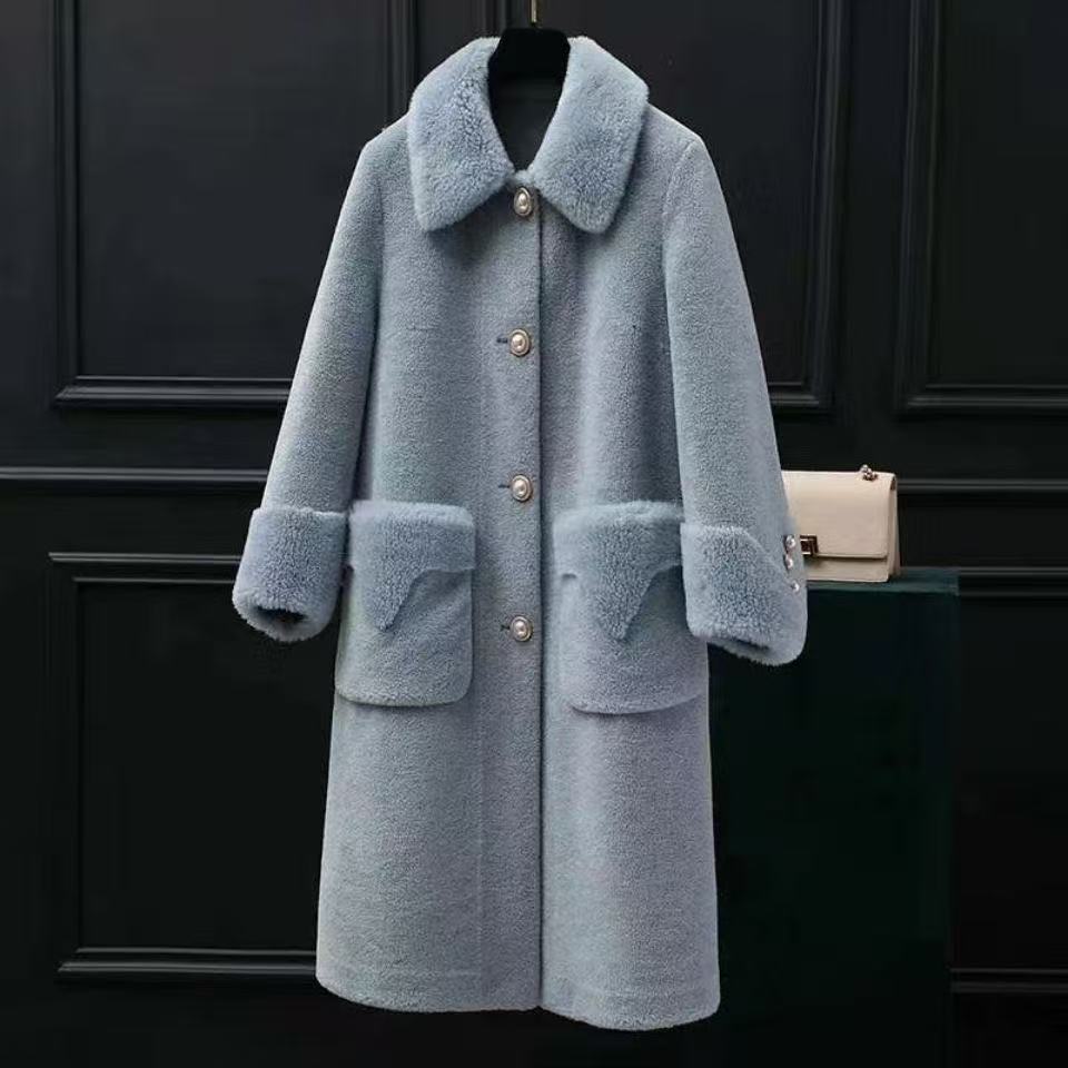 A15时尚女装貂绒女款外套