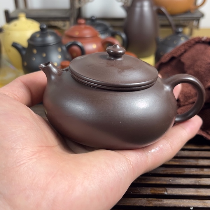 紫砂茶壶原矿紫砂半手工制作