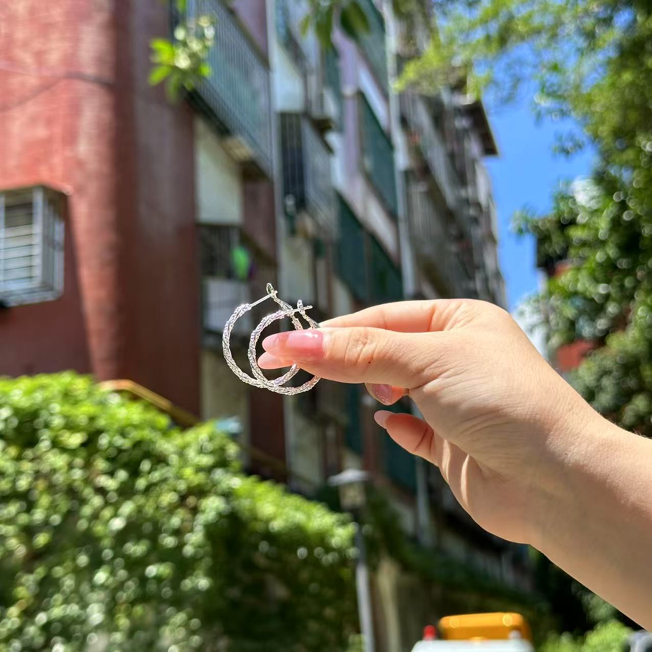 足银耳饰 贵姐精品银耳环(无礼盒)267-2