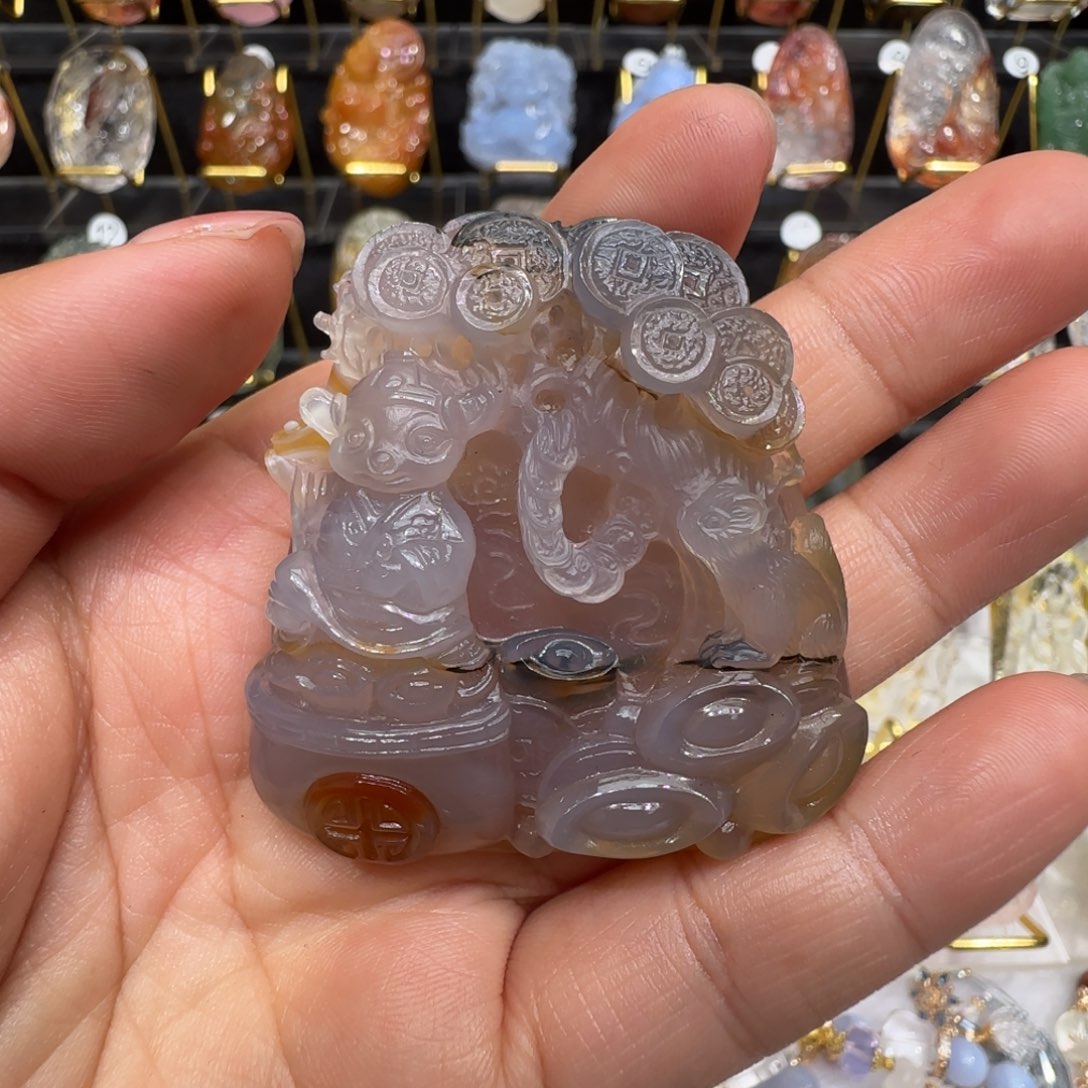 水晶颈饰未镶嵌T***y九尾狐