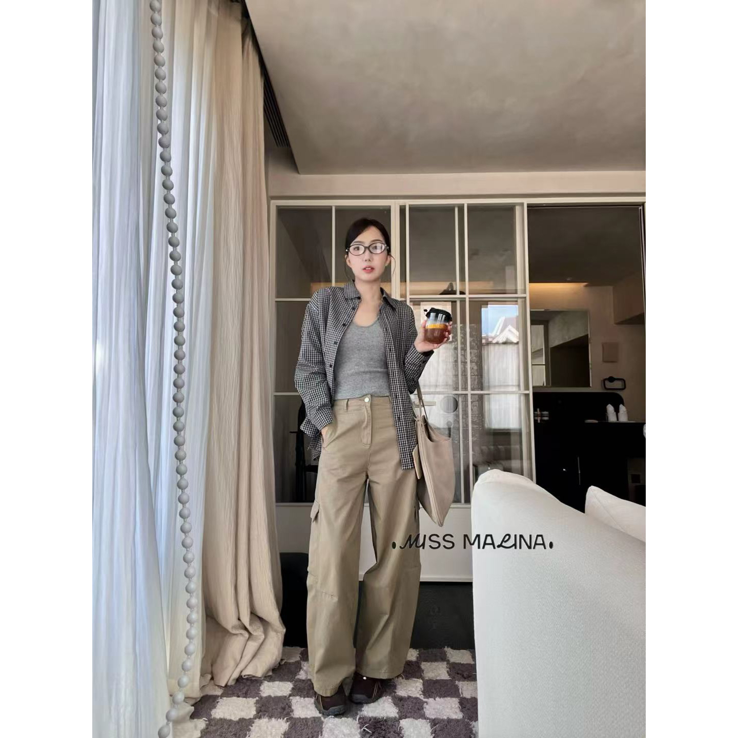 【不费力工装裤】主推款！美式复古大口袋工装裤（MLY1676#）玛丽亚