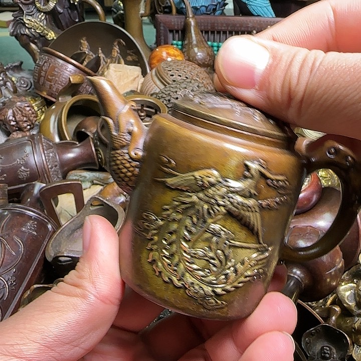 铜器办公室茶室摆件