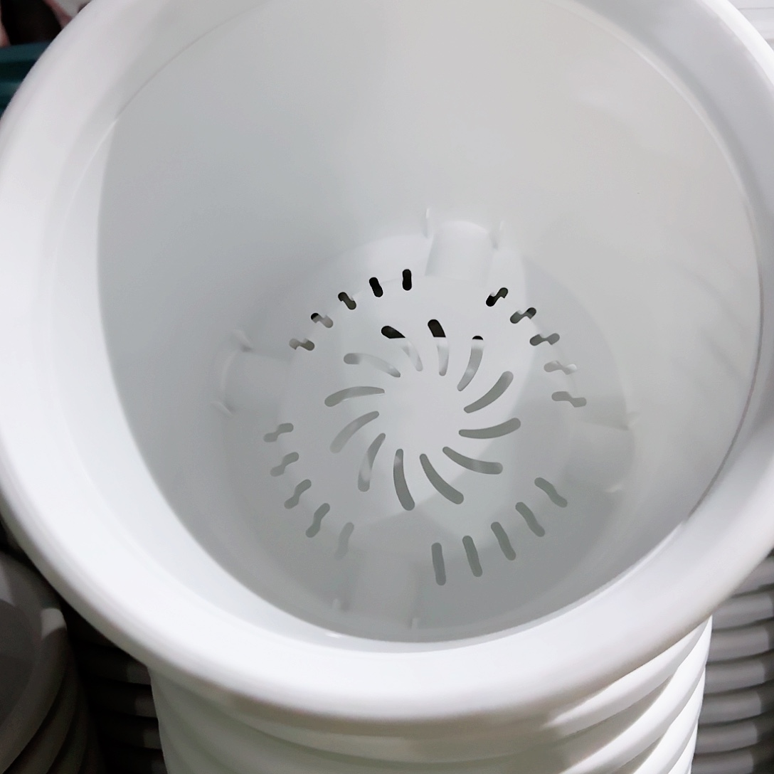 树脂四季6号5个无拖纯白