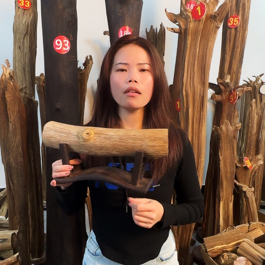 沉香摆件天然沉香原木摆件➕底座