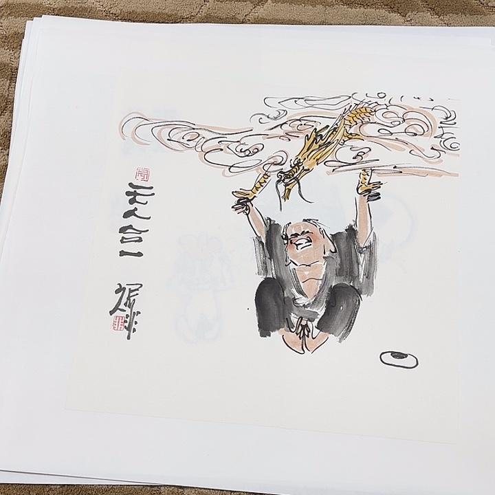 国画花鸟的翅膀和翅膀35.35