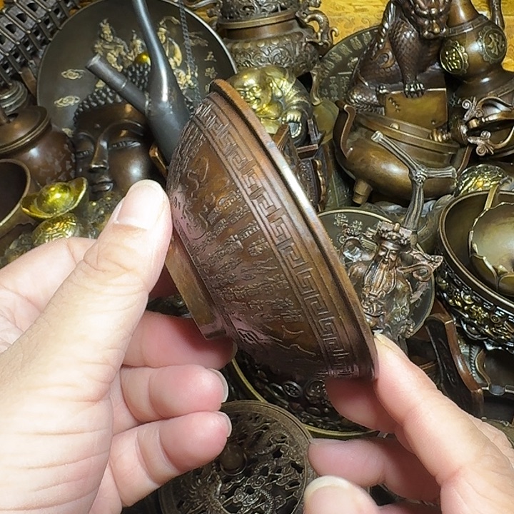 铜器摆件收收藏藏