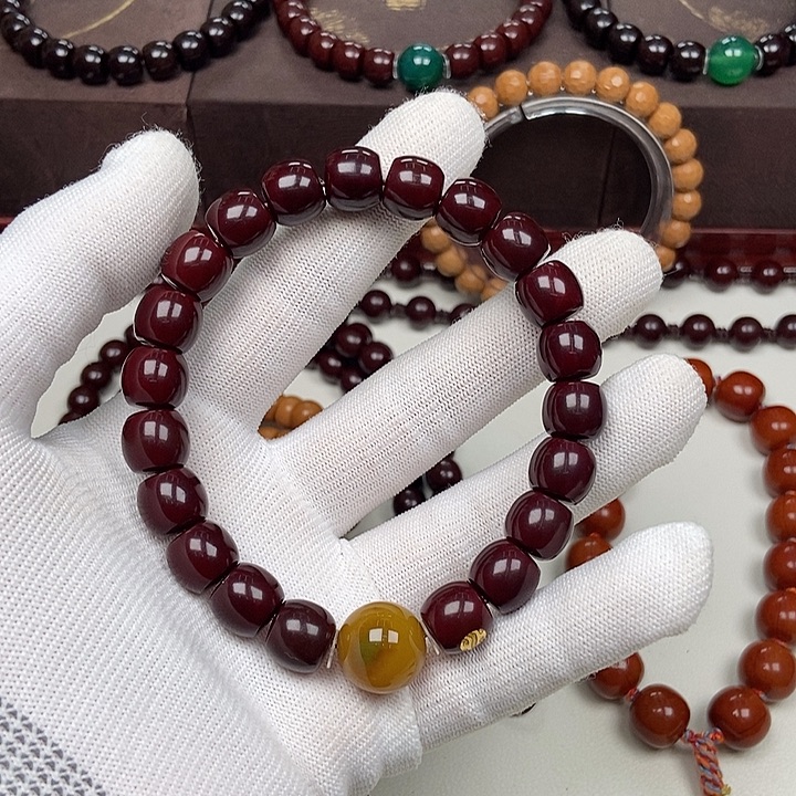 福***桌核桃手串/手链猴头直切