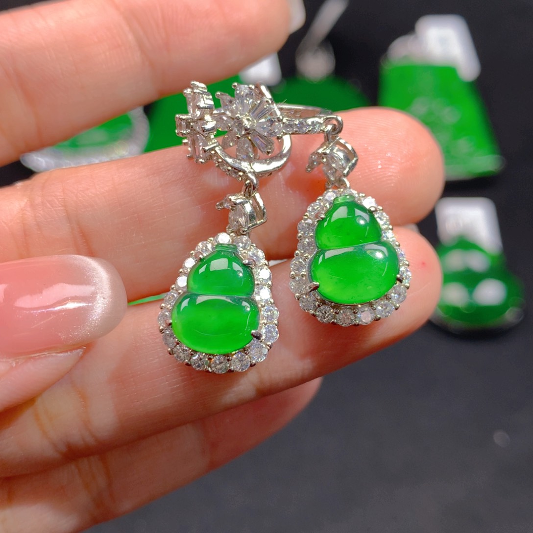 翡翠颈饰银S925镶嵌111111111