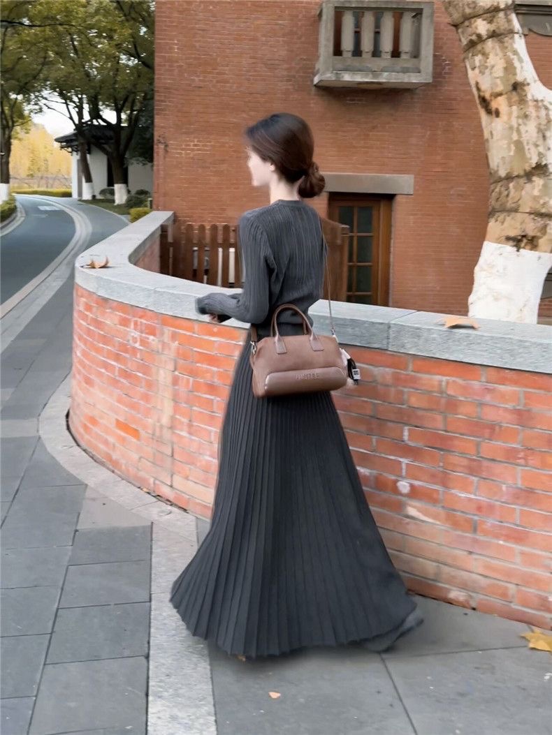 (801-850)修身百搭外穿韩版秋冬显瘦女装-沙月