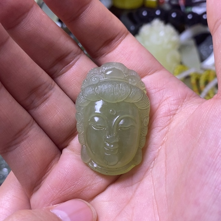 岫玉天然岫玉挂件未镶嵌