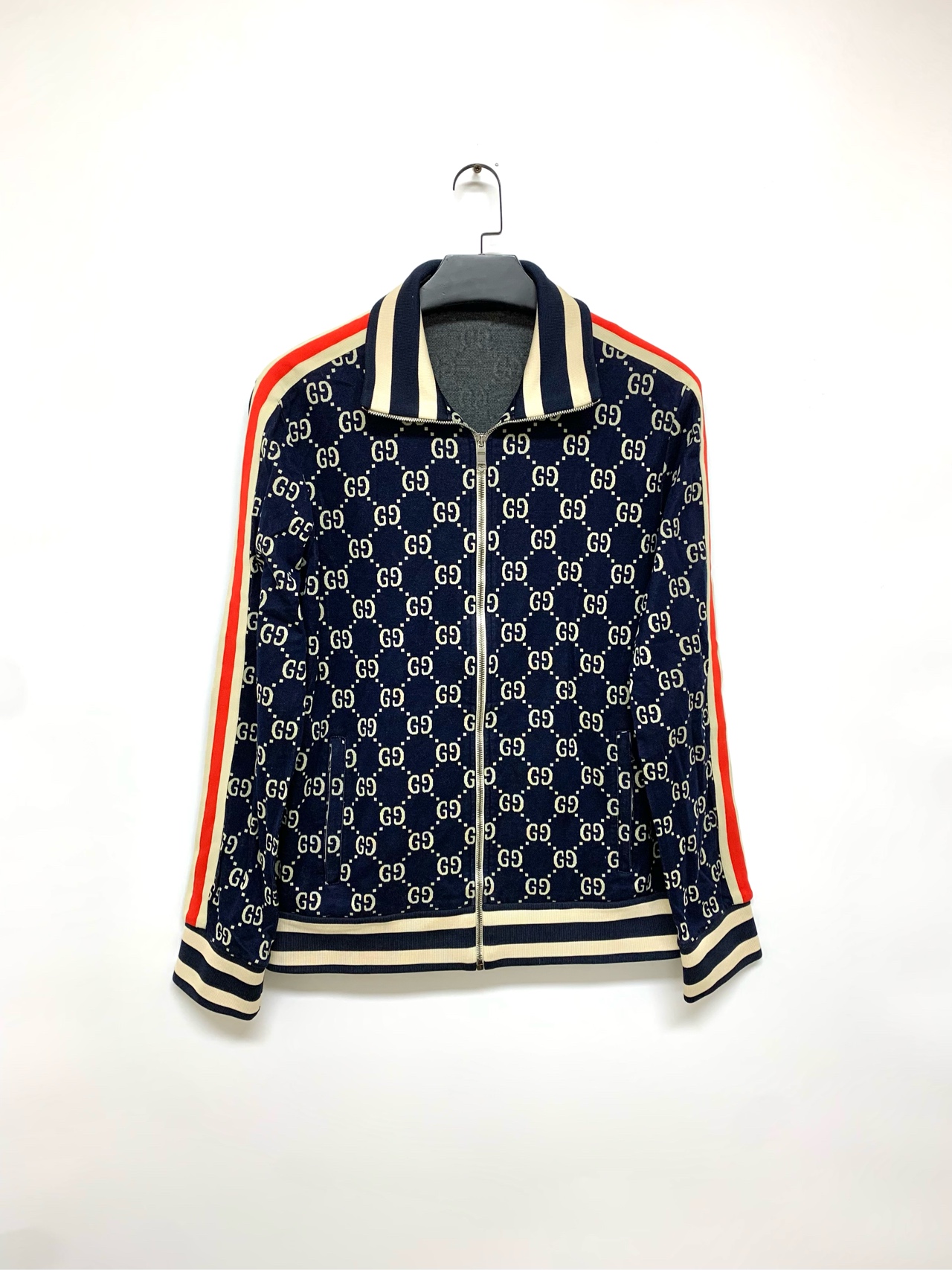 99新  【Gucci】红蓝满印夹克外套/XXXL码