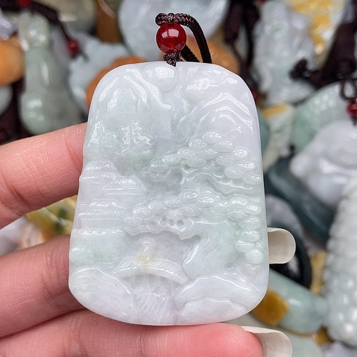 颈饰未镶嵌翡翠翡翠