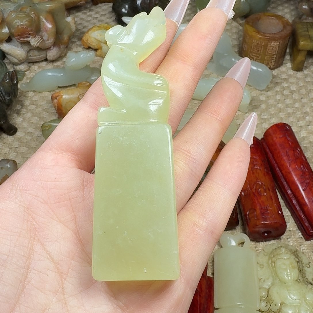 白玉菩提吊坠挂件