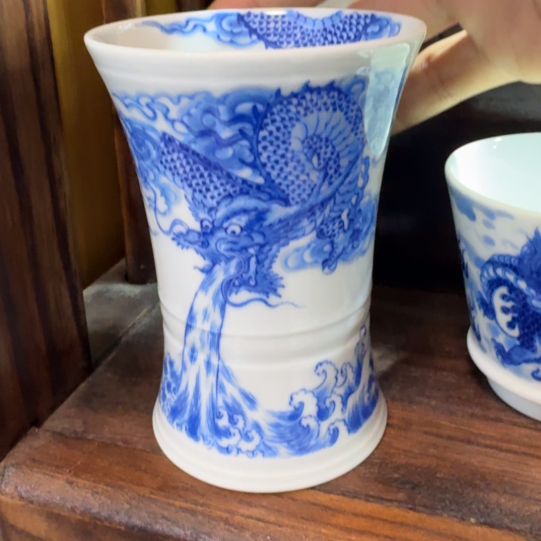 一***舟瓷片当代景德镇陶瓷手绘茶具