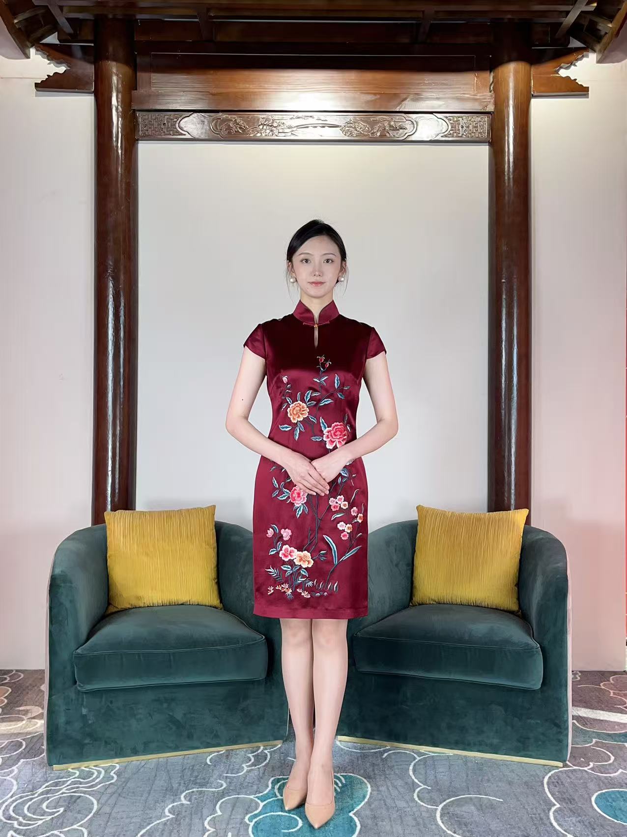 懿菲漫妙生花(旗袍)YF17363145-3459