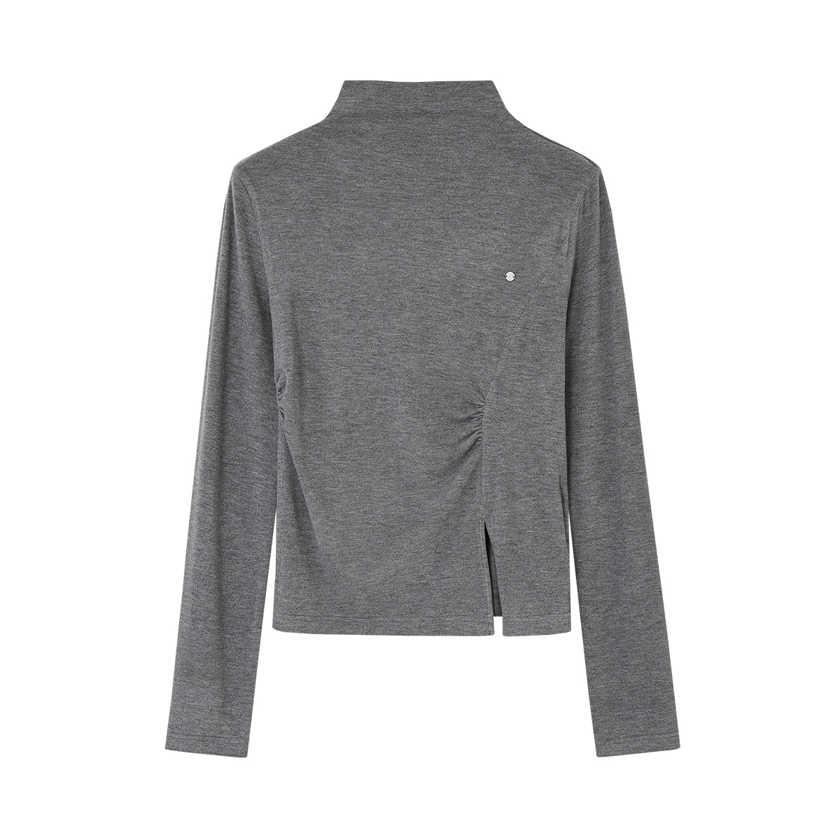 9558【马琦尧专属】朗文斯汀纯色不规则气质上衣DZMT4511C09558