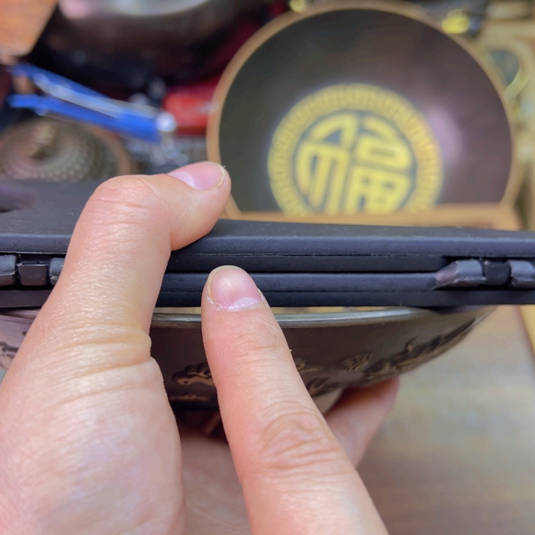 紫金风磨铜九龙五凤盘