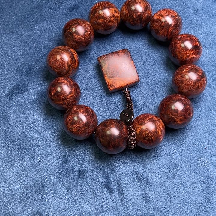 黄花梨/降香黄檀手串/手链?*可2.0紫油梨瘤疤高货