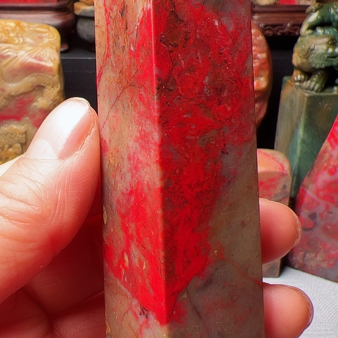 昌化石昌化鸡血石印章