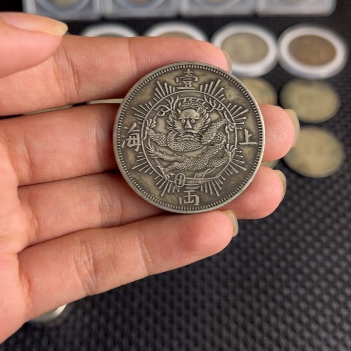 金属大头龙洋船洋工艺品