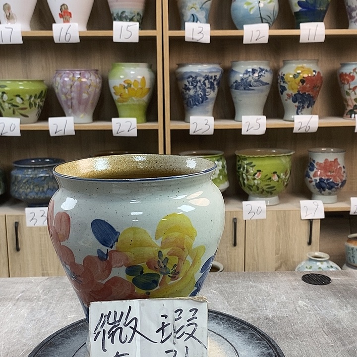 缸23xc景德镇陶瓷花盆