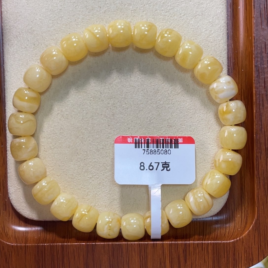 蜜蜡手链未镶嵌蜜蜡