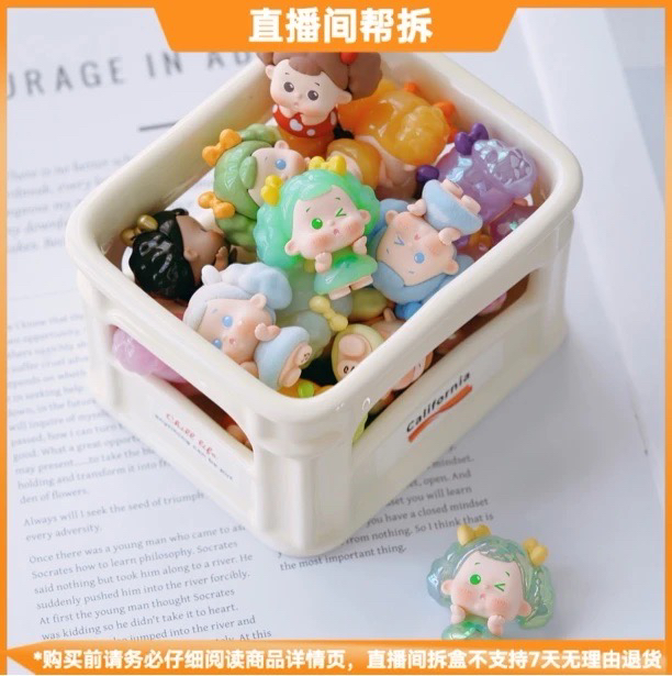 【拆盒】JoJoy啾啾伊蘑菇蘑菇系列盲盒潮玩萌粒可爱盲袋手办 