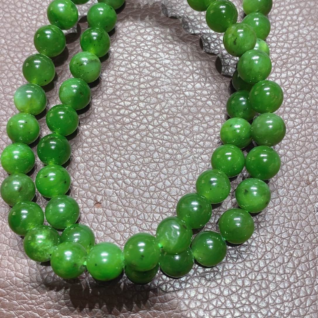 和田玉（碧玉）戒指银S925镶嵌