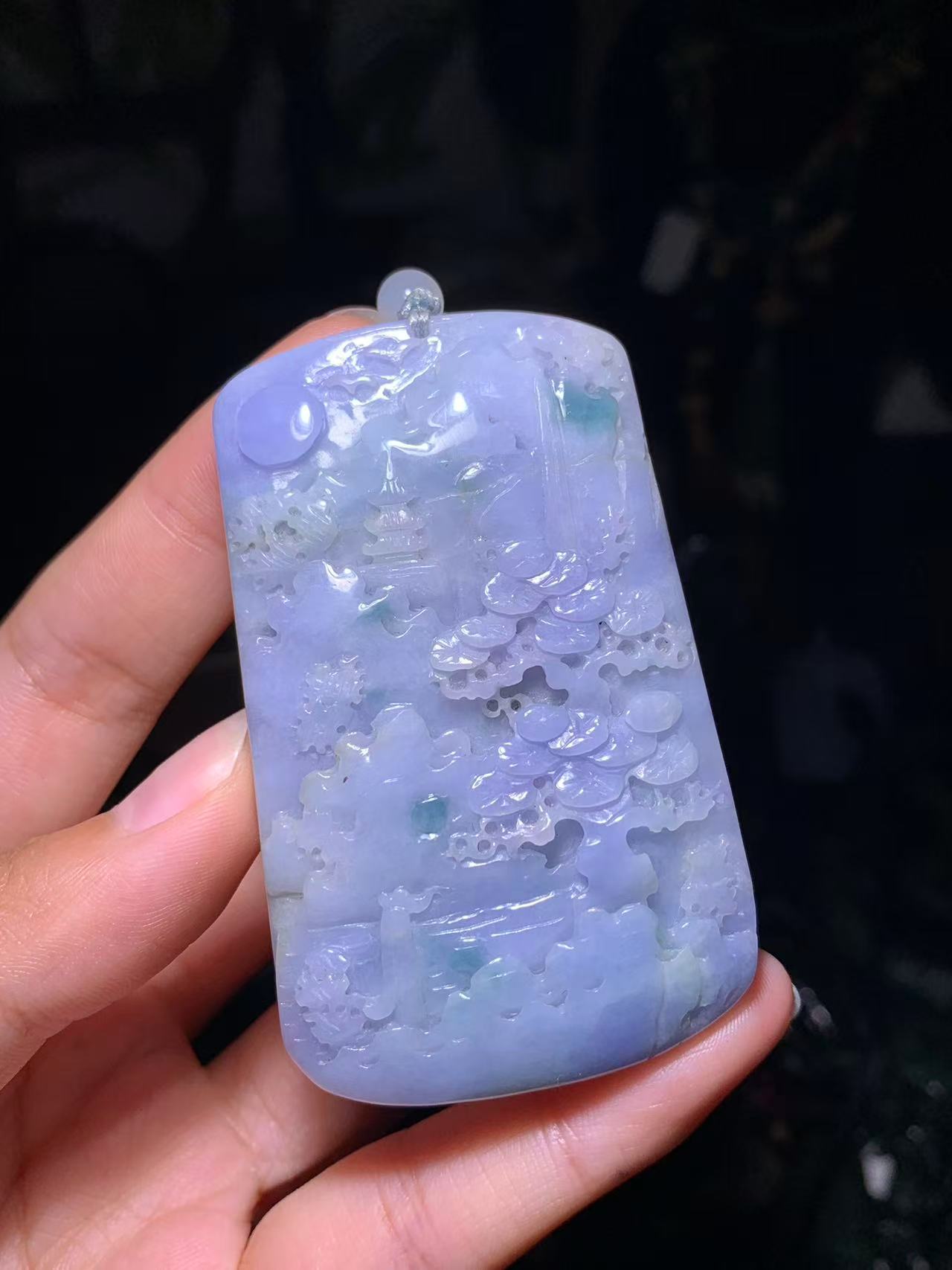 浓妖紫山水牌正牌