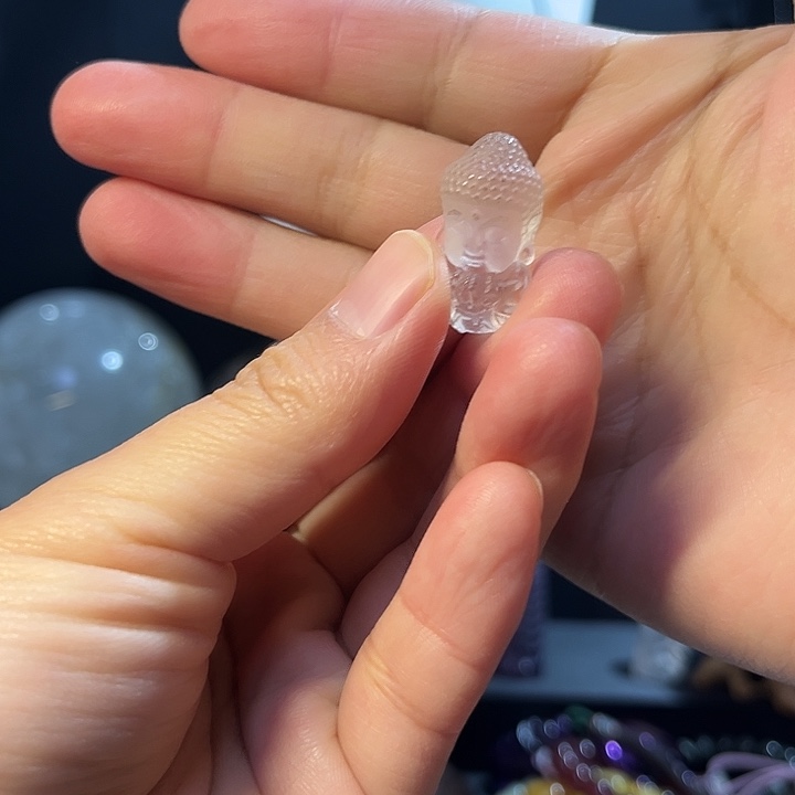 颈饰未镶嵌水晶天然水晶宝宝佛