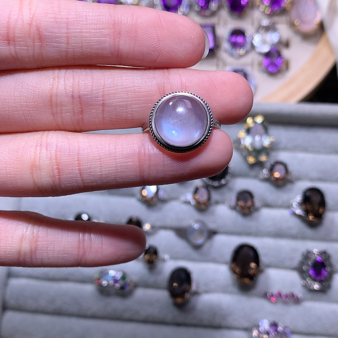 银S925镶嵌戒指黄晶