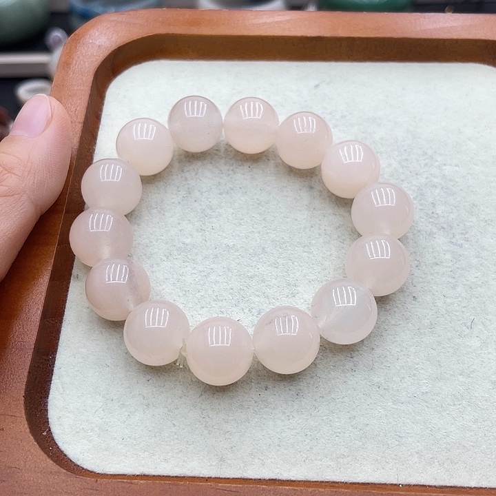 石英质玉圈口齐全未镶嵌