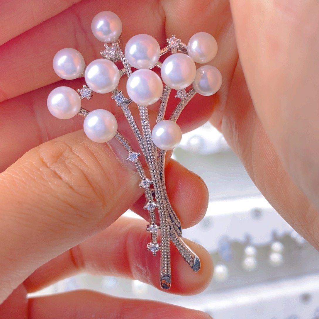 淡水珍珠耳饰未镶嵌