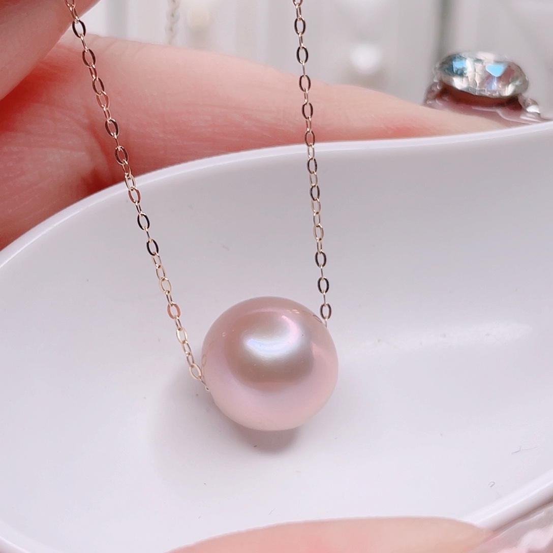 银S925镶嵌吊坠(赠链)淡水珍珠