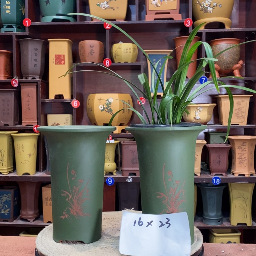 紫砂艺术紫砂花盆