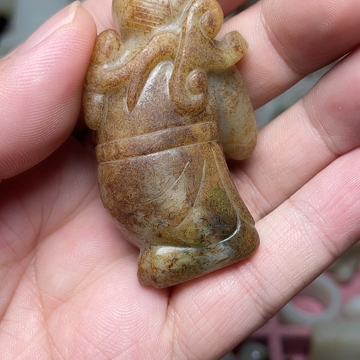 酥***糖和田玉未镶嵌挂件