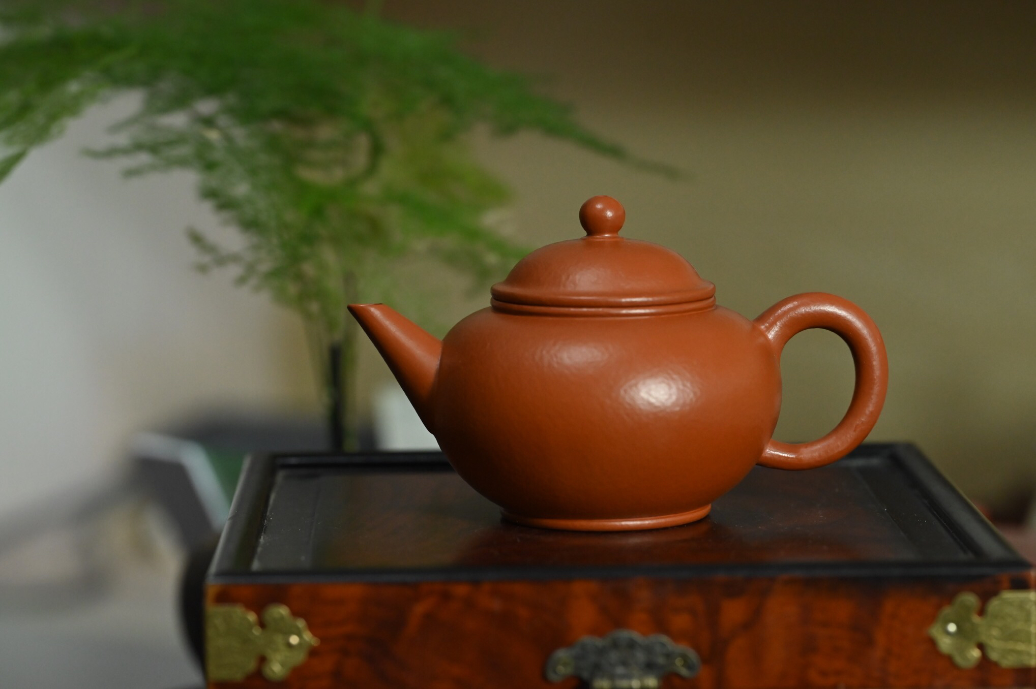 水平壶原矿朱泥210毫升正宗宜兴紫砂壶茶壶茶具匠心手制功夫茶器